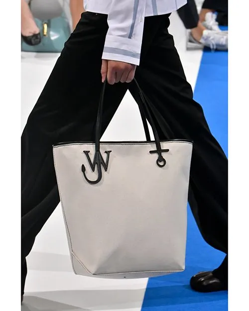 Anchor JW Anderson Tall Canvas Tote in White