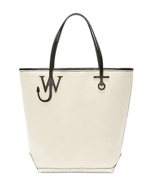 Anchor JW Anderson Tall Canvas Tote in White