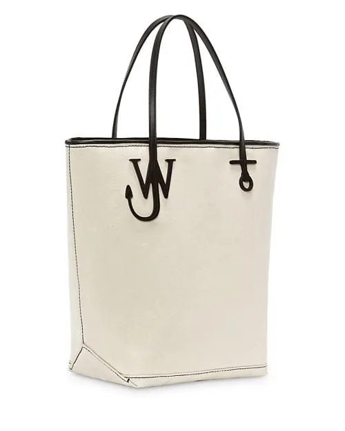 Anchor JW Anderson Tall Canvas Tote in White