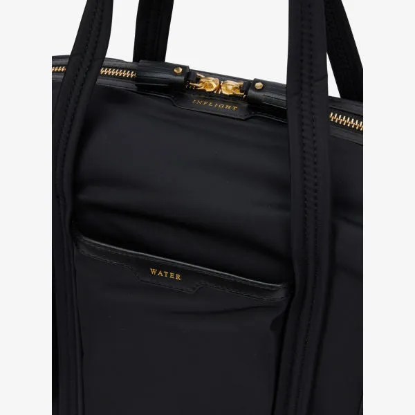 Anya Hindmarch Recycled Nylon Flight Travel Bag, Black