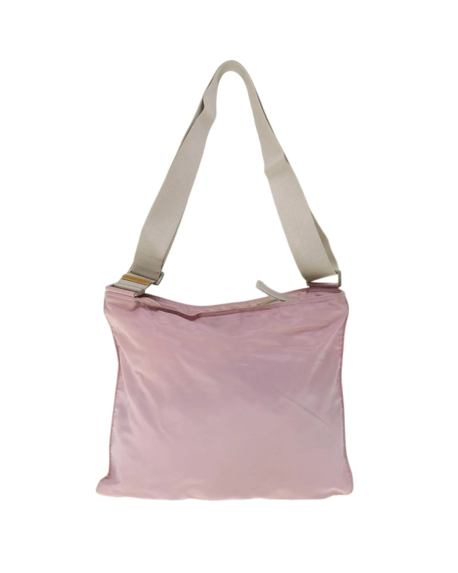 Authentic Pink Nylon Shoulder Bag by Prada