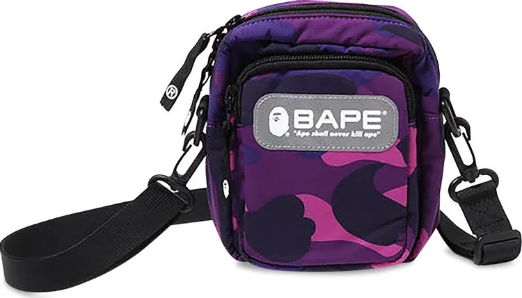 BAPE Color Camo Mini Shoulder Bag Purple, purple