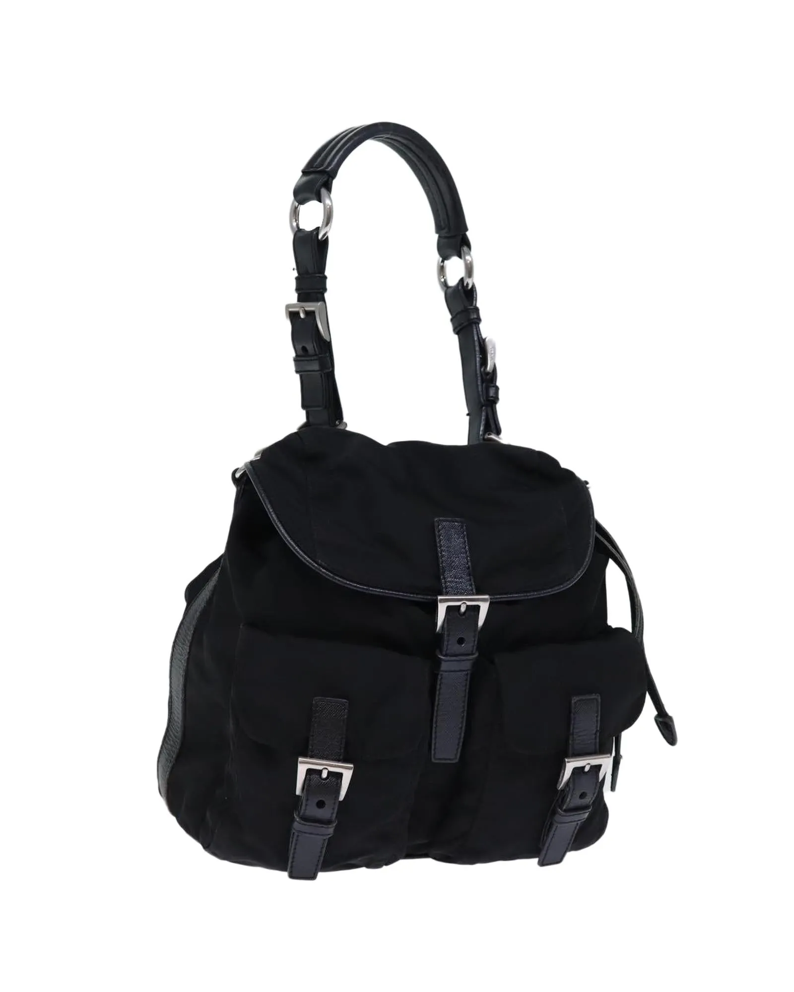 Black Nylon Shoulder Bag - Authentic Prada Design (SKU 72630)