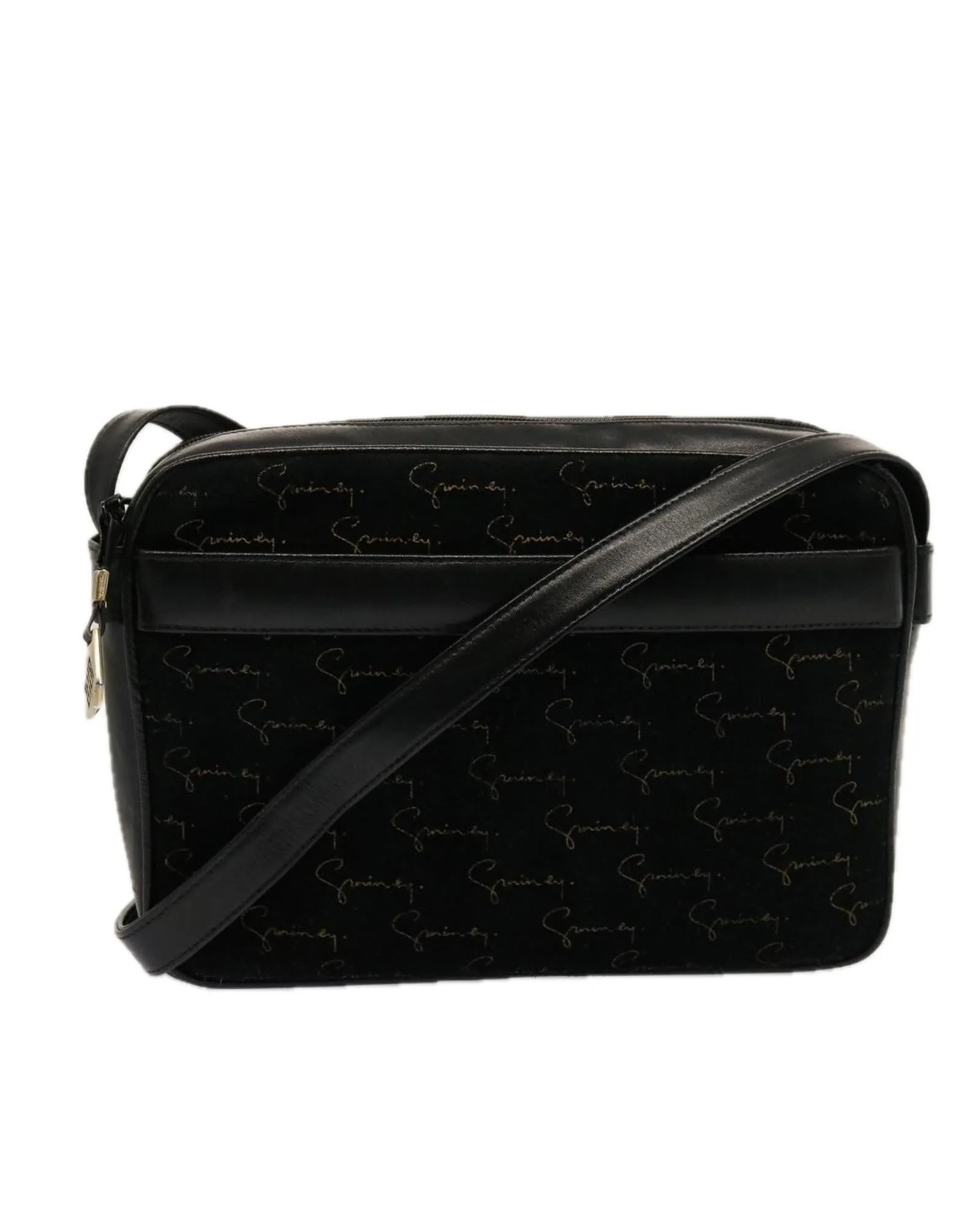 Black Suede Shoulder Bag