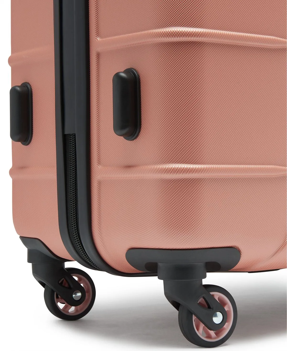 bowery hard side suitcase set, 3 piece Calvin Klein, rose gold