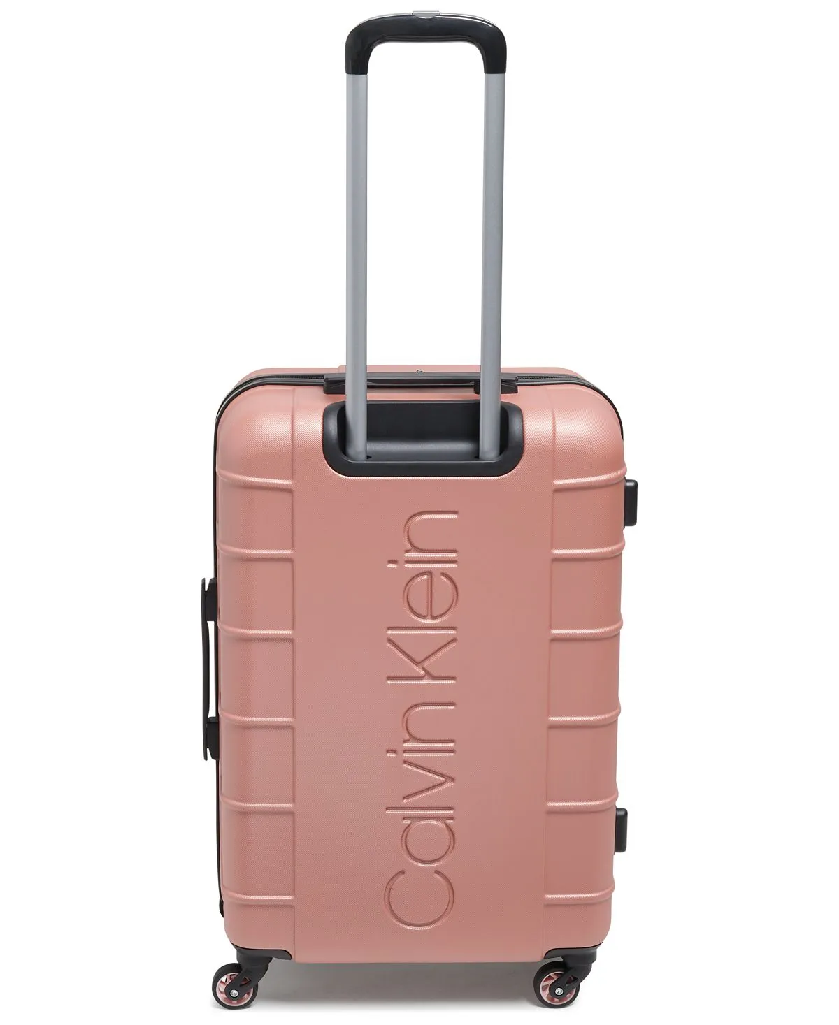 bowery hard side suitcase set, 3 piece Calvin Klein, rose gold