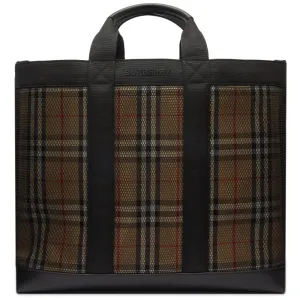 Burberry Ormond Large Check Tote Bag