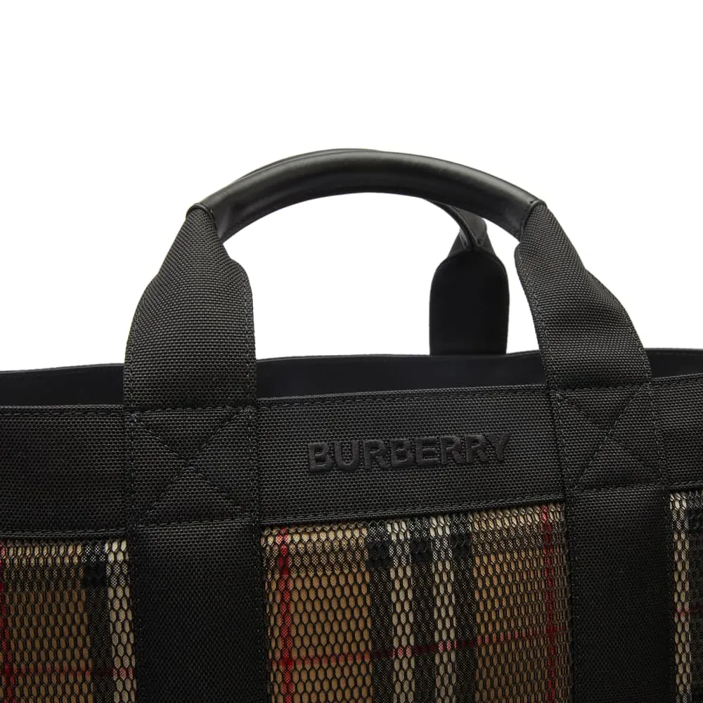 Burberry Ormond Large Check Tote Bag