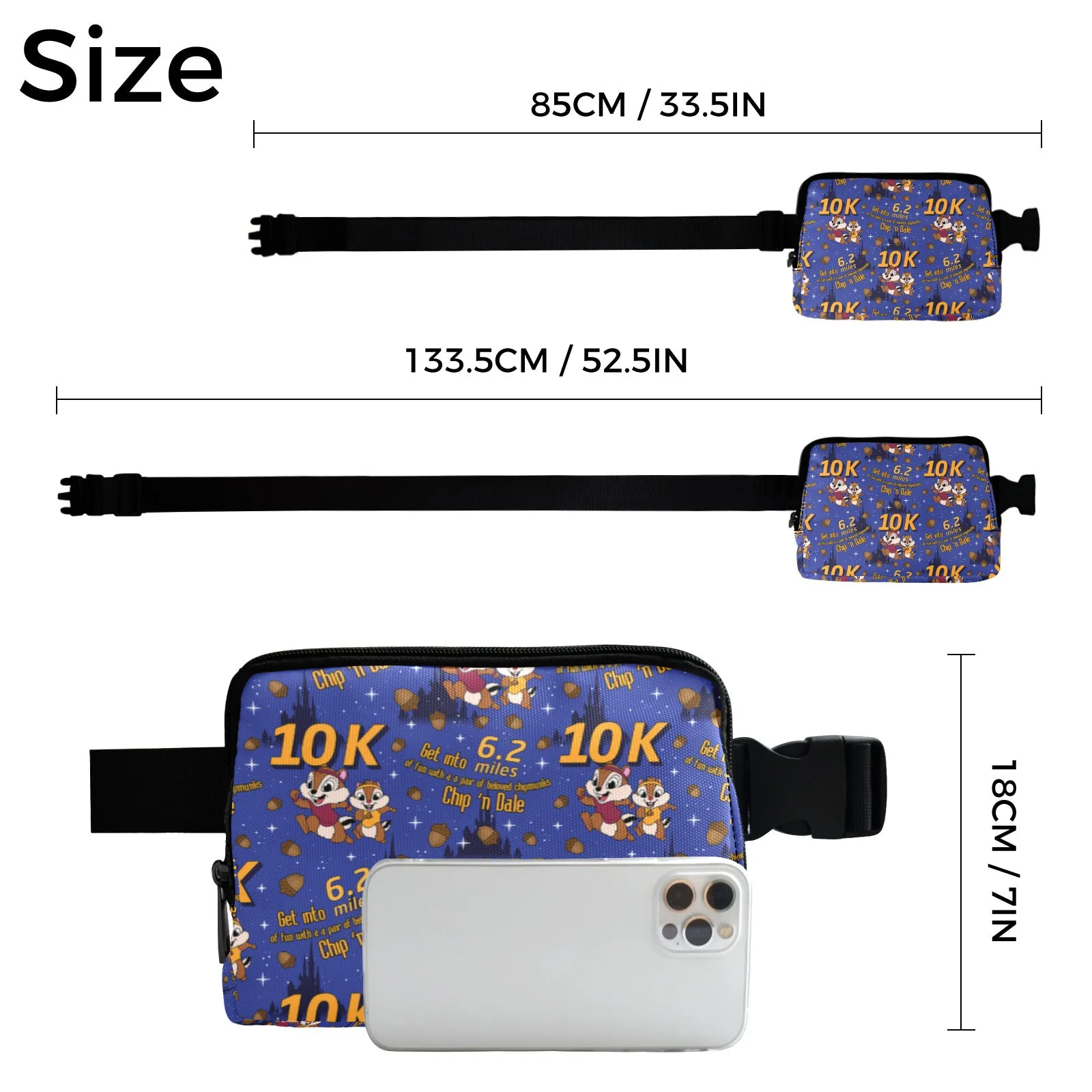 Chip And Dale 10K Belt Bag