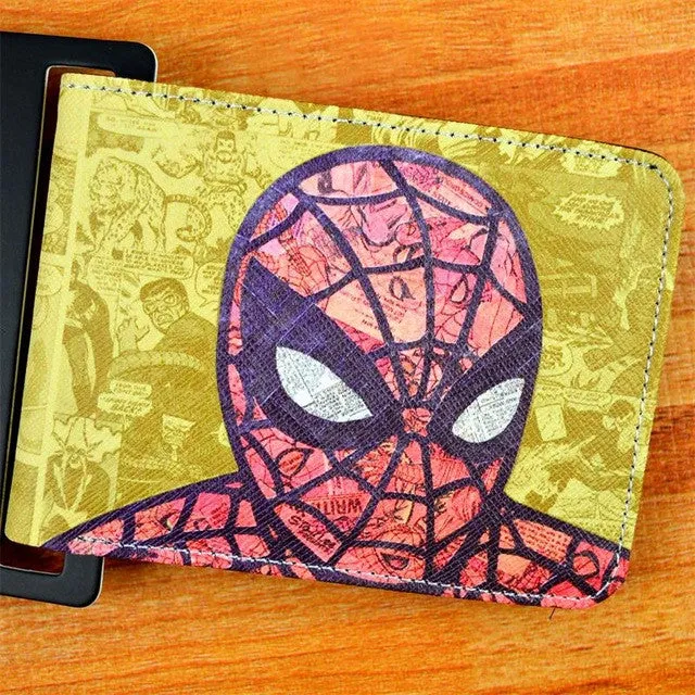 COMICS DC MARVEL THE AVENGERS HULK/IRON MAN THOR/CAPTAIN AMERICA/SUPERMAN PURSE LOGO CREDIT OYSTER LICENSE CARD HOLDER WALLET