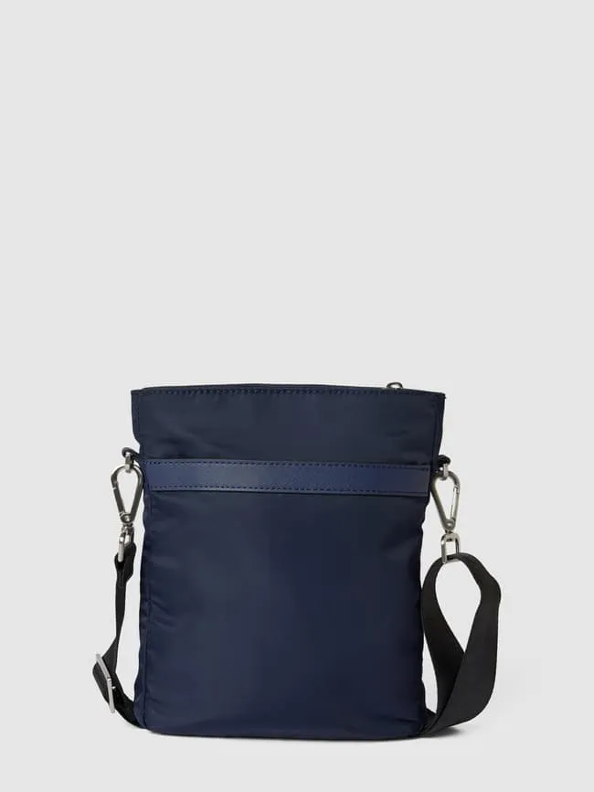 Crossbody bag with Guess label, navy blue