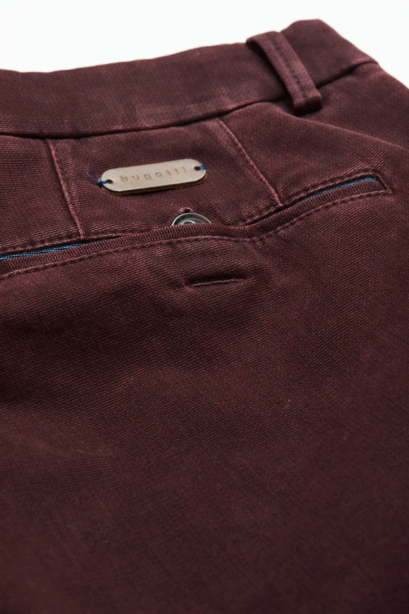 Dark Purple Cashmere Feel Stretch Pants