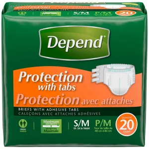 Depend Protection Brief with Tabs