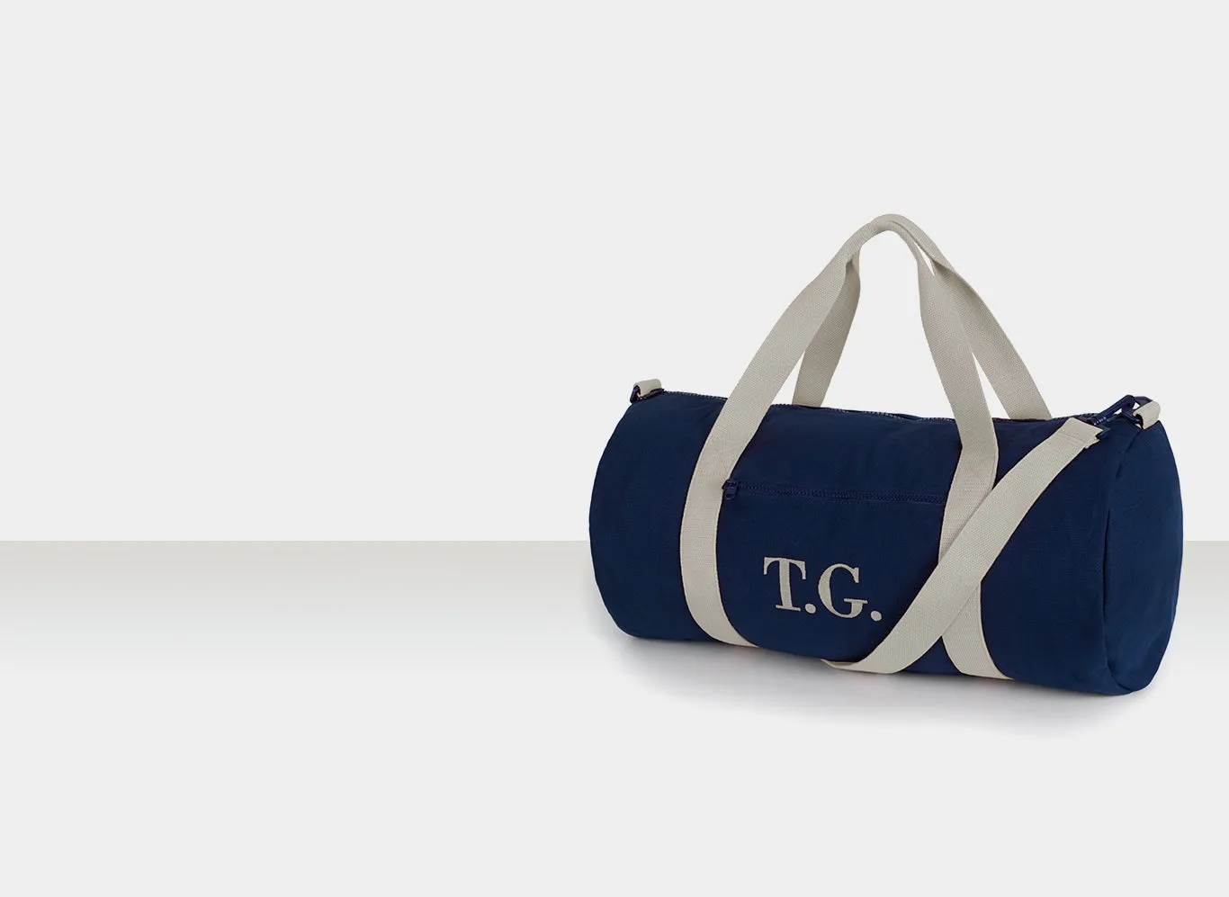 Duffle Bag - Navy / Cream