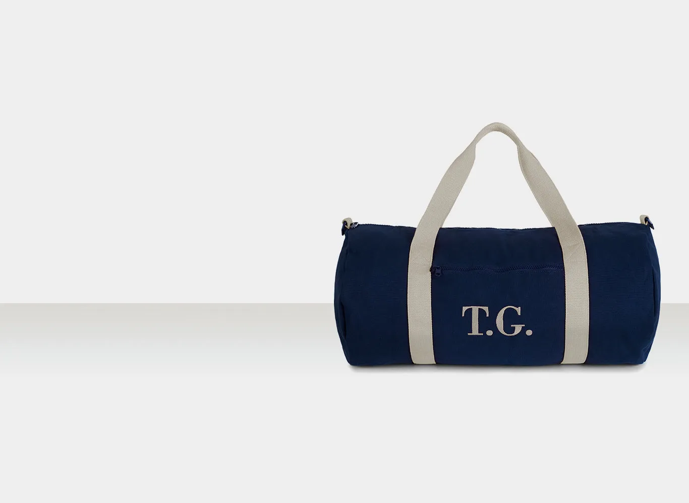 Duffle Bag - Navy / Cream