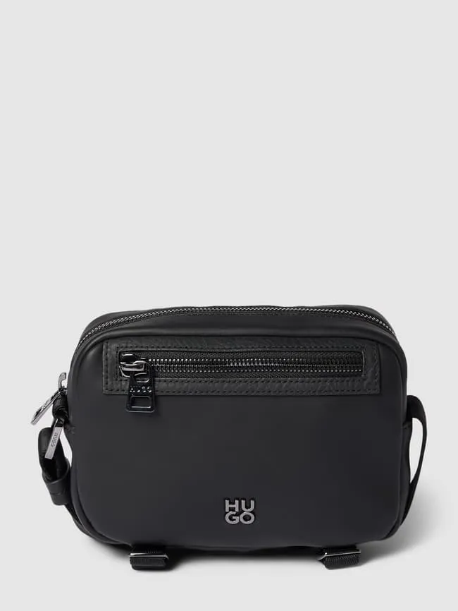 Elliott HUGO Shoulder Bag with Label, Black