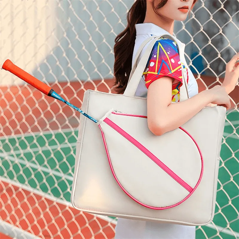 Female Sporty Stylish Bag with Pocket for Tennis and Badminton Rackets - SF1487