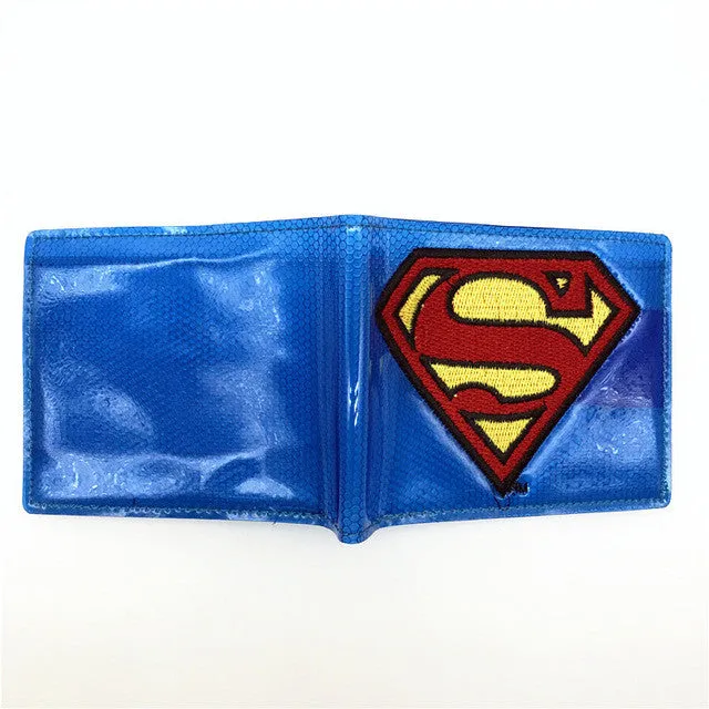 Free Shipping Comics the Heros Iron Man Thor/Captain America/Star Wars 3D Purse Logo Credit Card Holder Cartoon Wallet