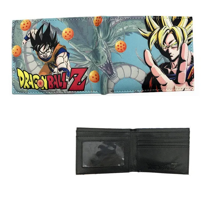 Free Shipping PU Short Wallet Guardians of The Galaxy Wonder Women Walking Dead Dragon Ball Z Bombshells Anime Purse