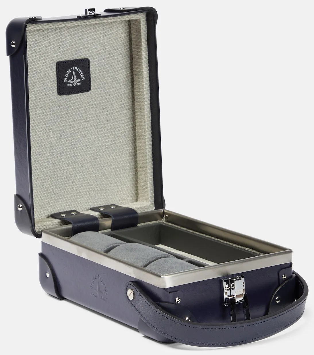 Globe-Trotter Centenary Watch Case, Blue