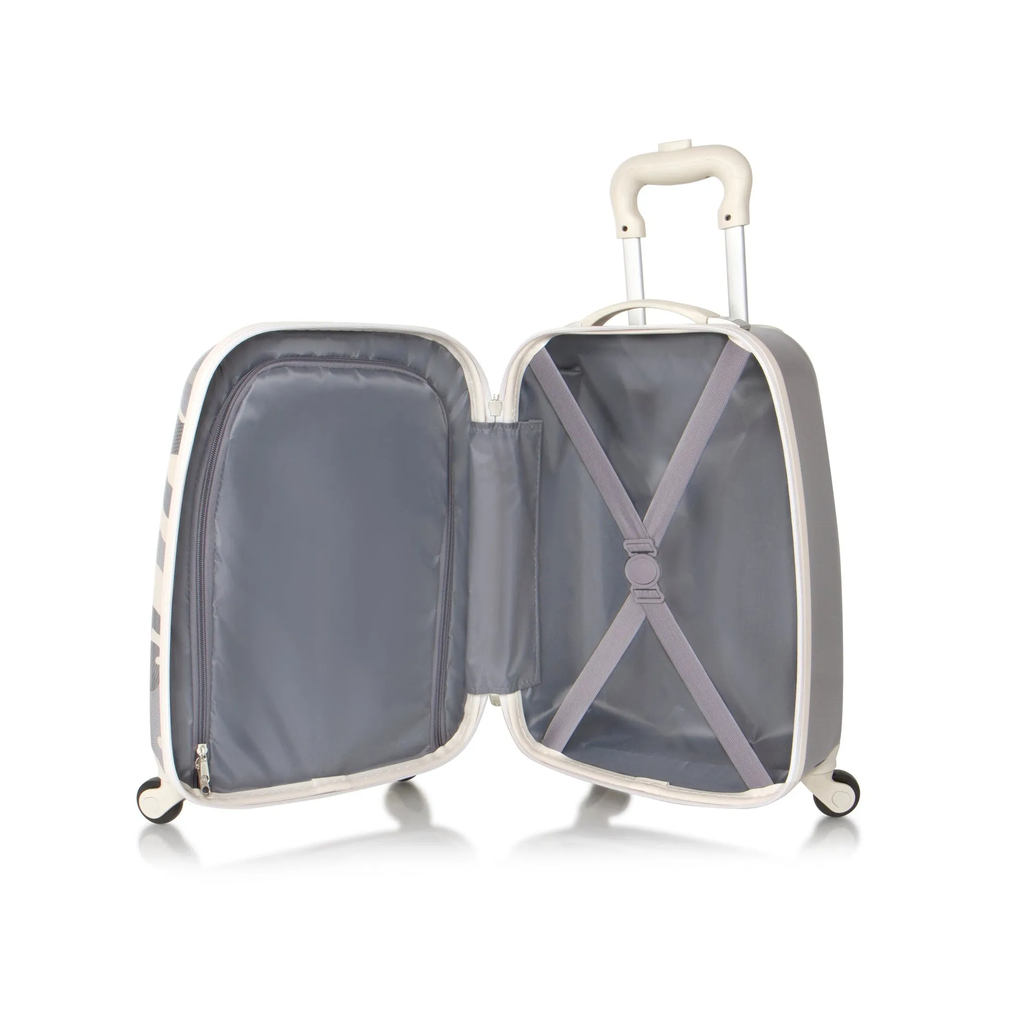 Grey Camo Fashion Hardside Carry-On Luggage