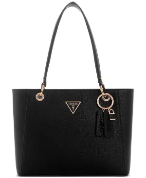 GUESS Small Tote Zip Bag with Double Top Compartment GUESS, Black