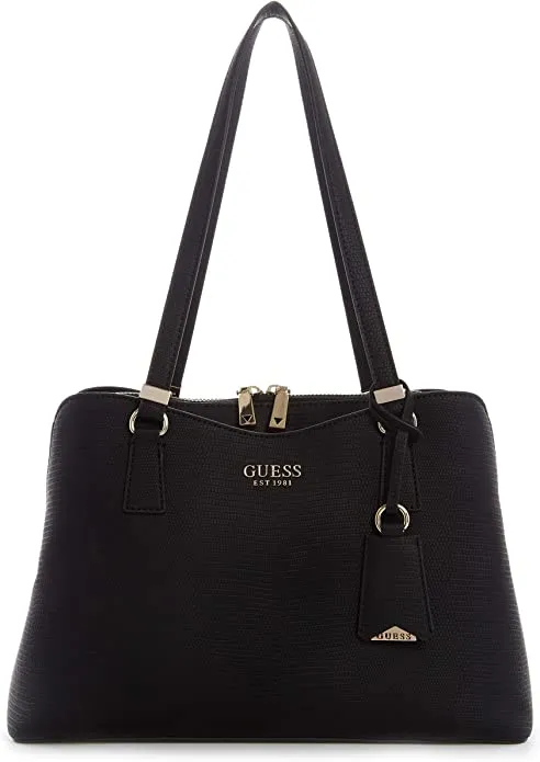 GUESS Women's Lyndi Large Girlfriend Satchel, Shoulder Bag, One Size