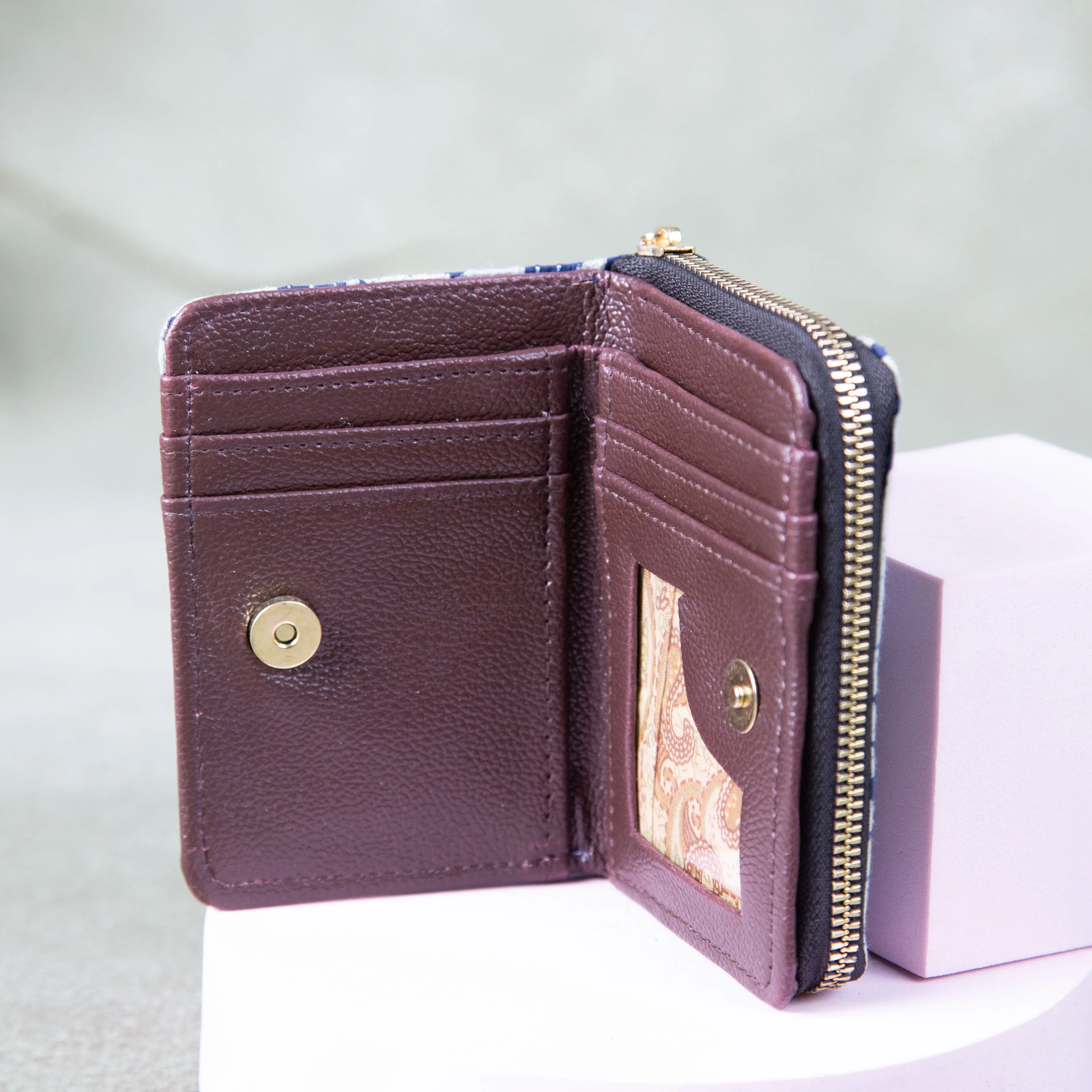 Handmade Wallets - Mini Multi-Colour Big Diamond Design