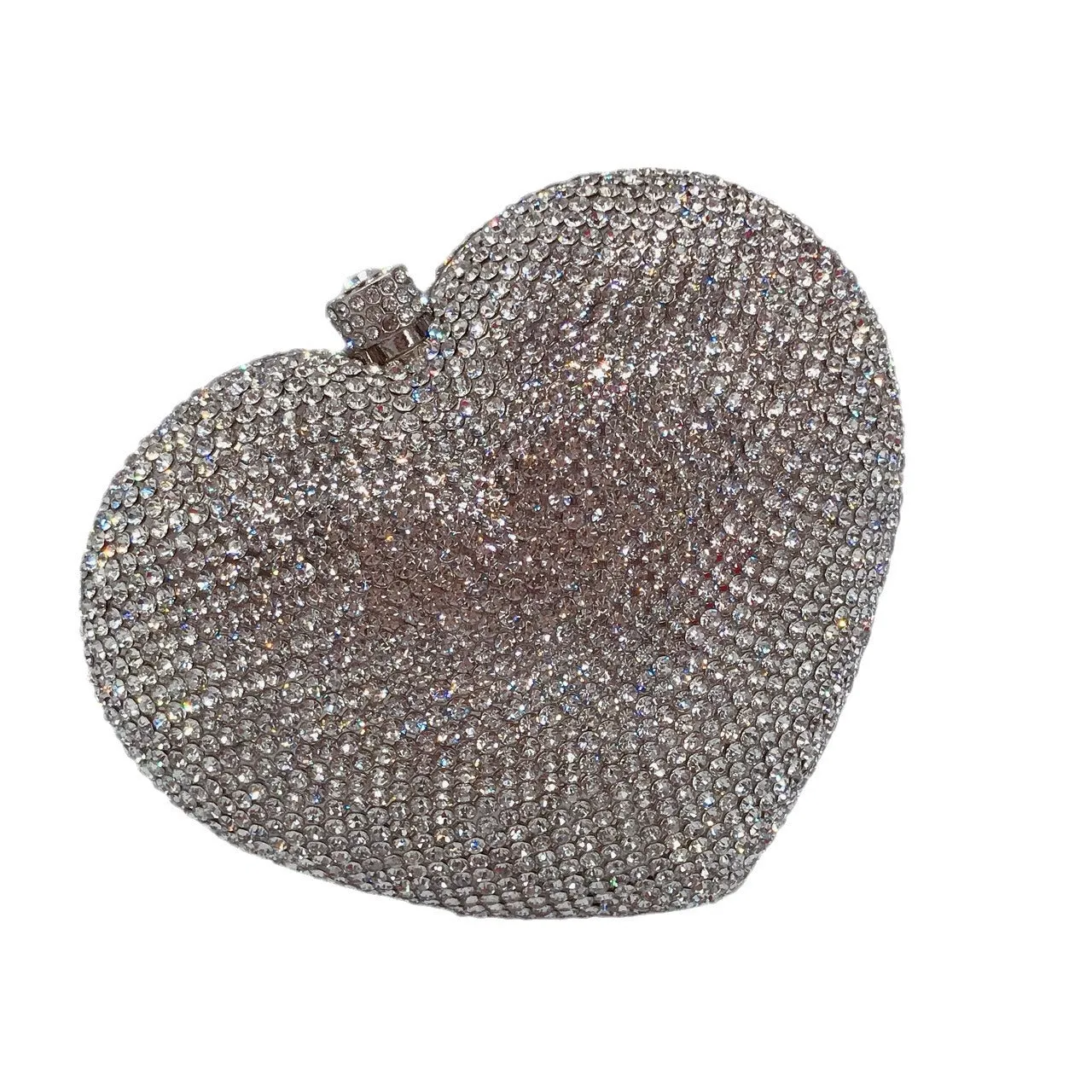 Heart-shaped Diamond Dinner Bag