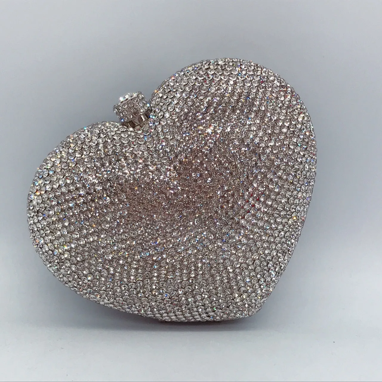 Heart-shaped Diamond Dinner Bag