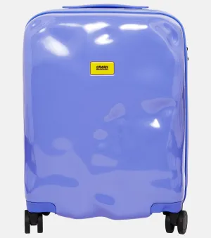 Icon small carry-on suitcase Crash Baggage, purple