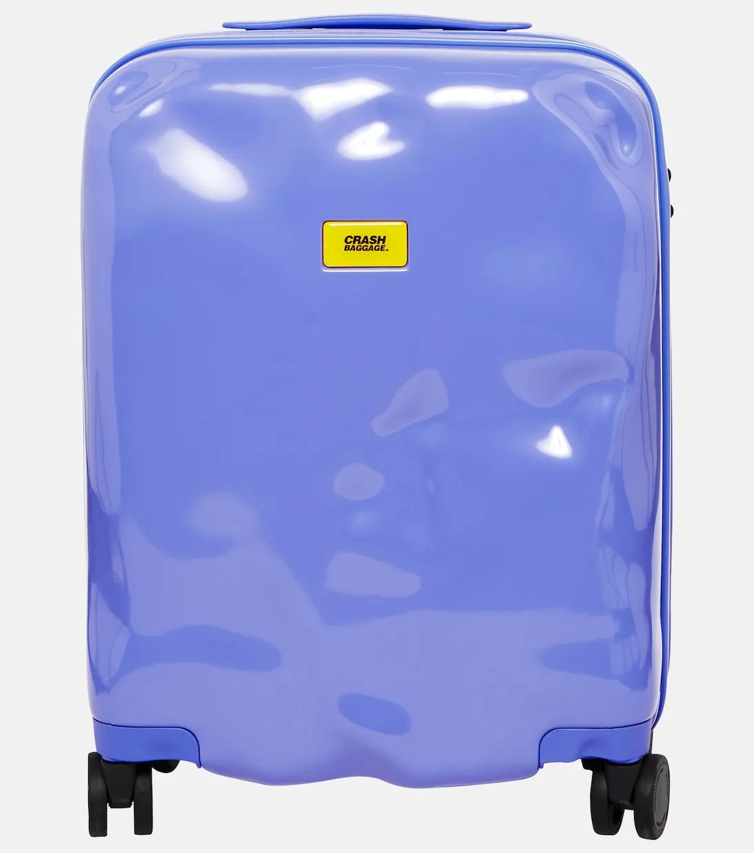 Icon small carry-on suitcase Crash Baggage, purple