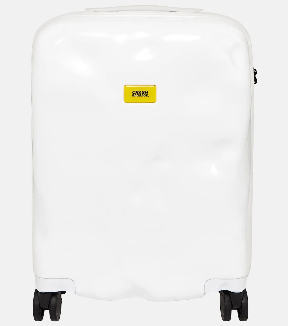 Icon small carry-on suitcase Crash Baggage, white