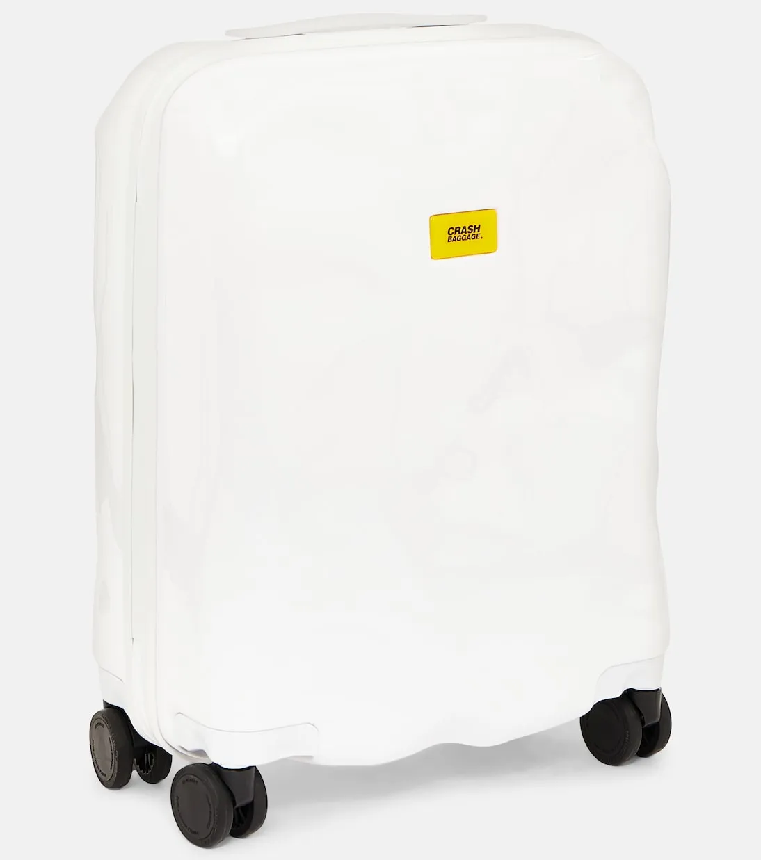 Icon small carry-on suitcase Crash Baggage, white