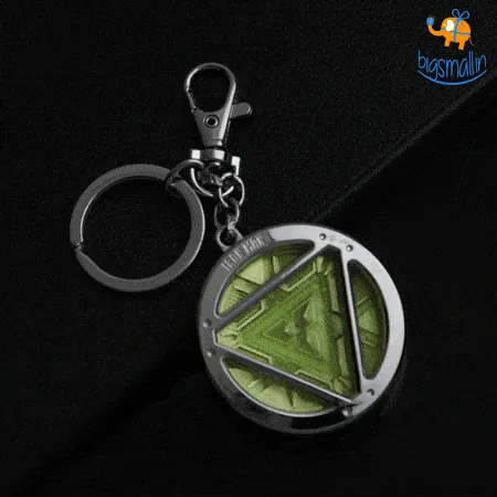 Iron Man Arc Reactor Keychain - Glow in the dark