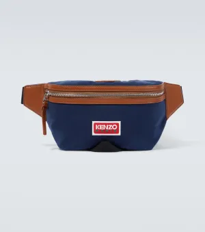 Kenzo explore canvas bum bag, blue