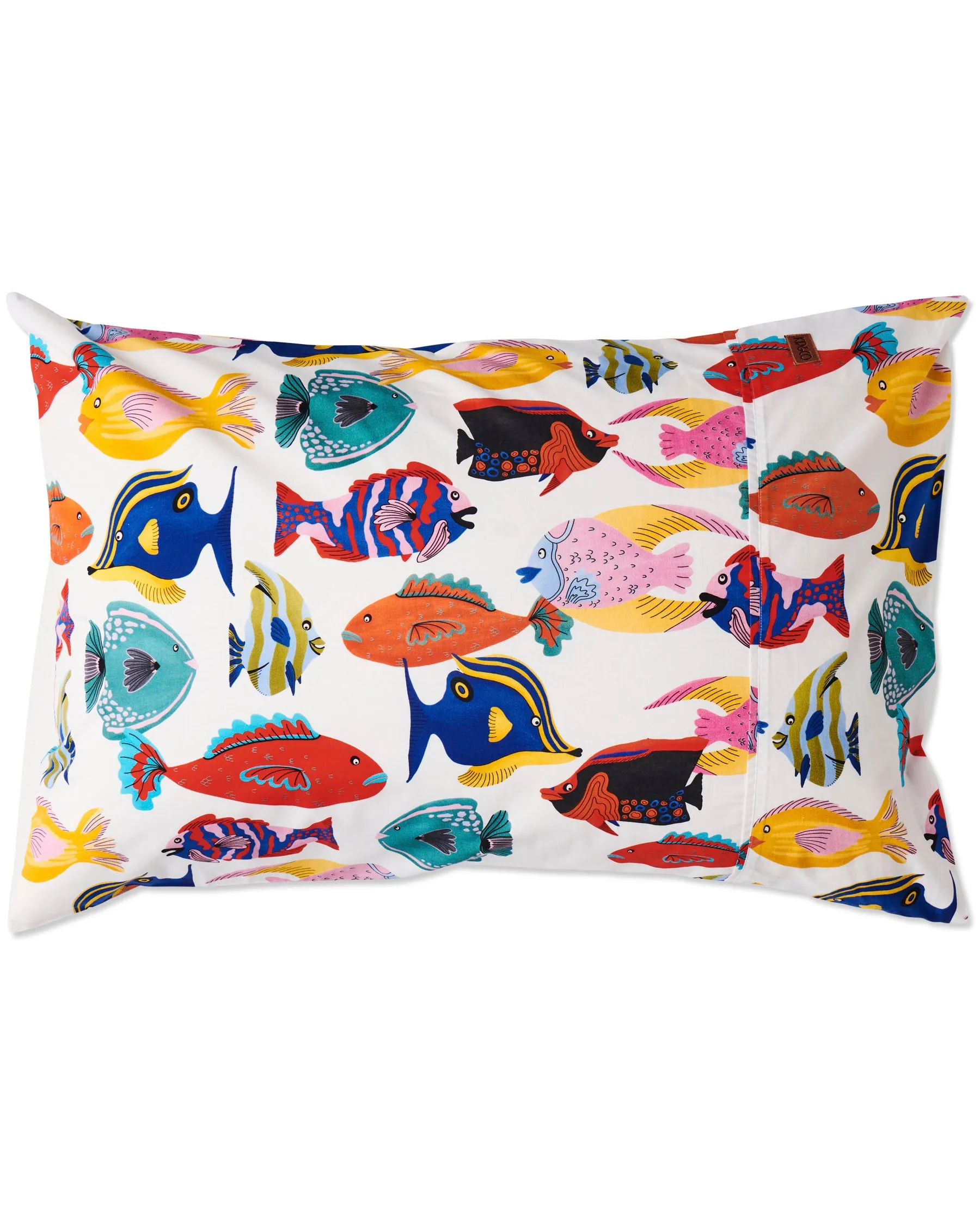 Kip & Co Fishy Business Organic Cotton Pillowcase