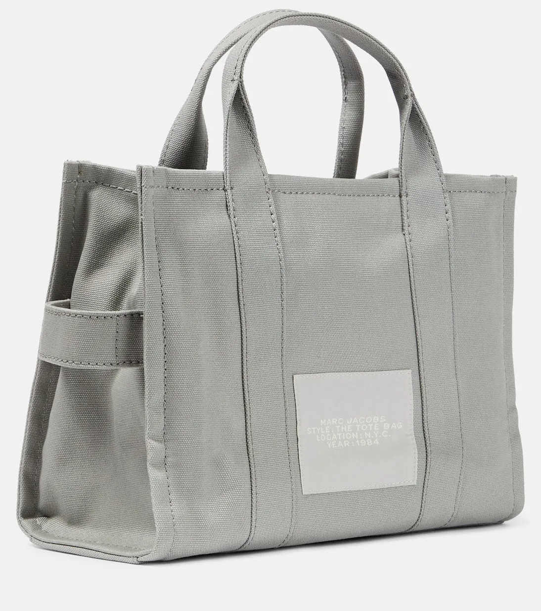 Large medium sized canvas bag. Marc Jacobs, gray