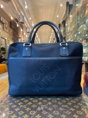 Louis Vuitton Black Damier Geant Business Bag