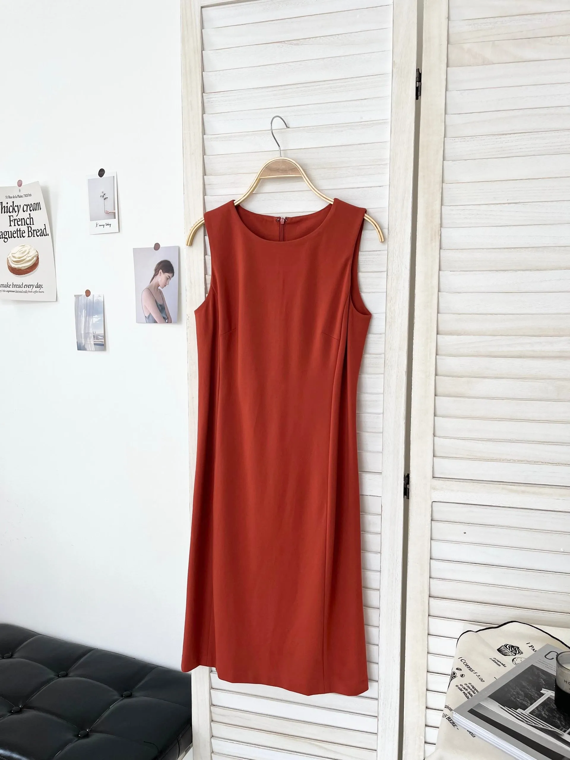 LYNN COLUMN MIDI DRESS