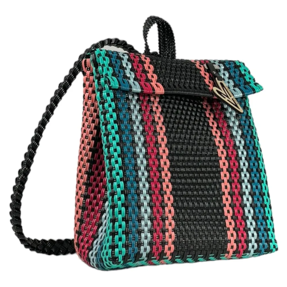 Maria Victoria | Blaze BK | Upcycled, Handwoven, Backpack