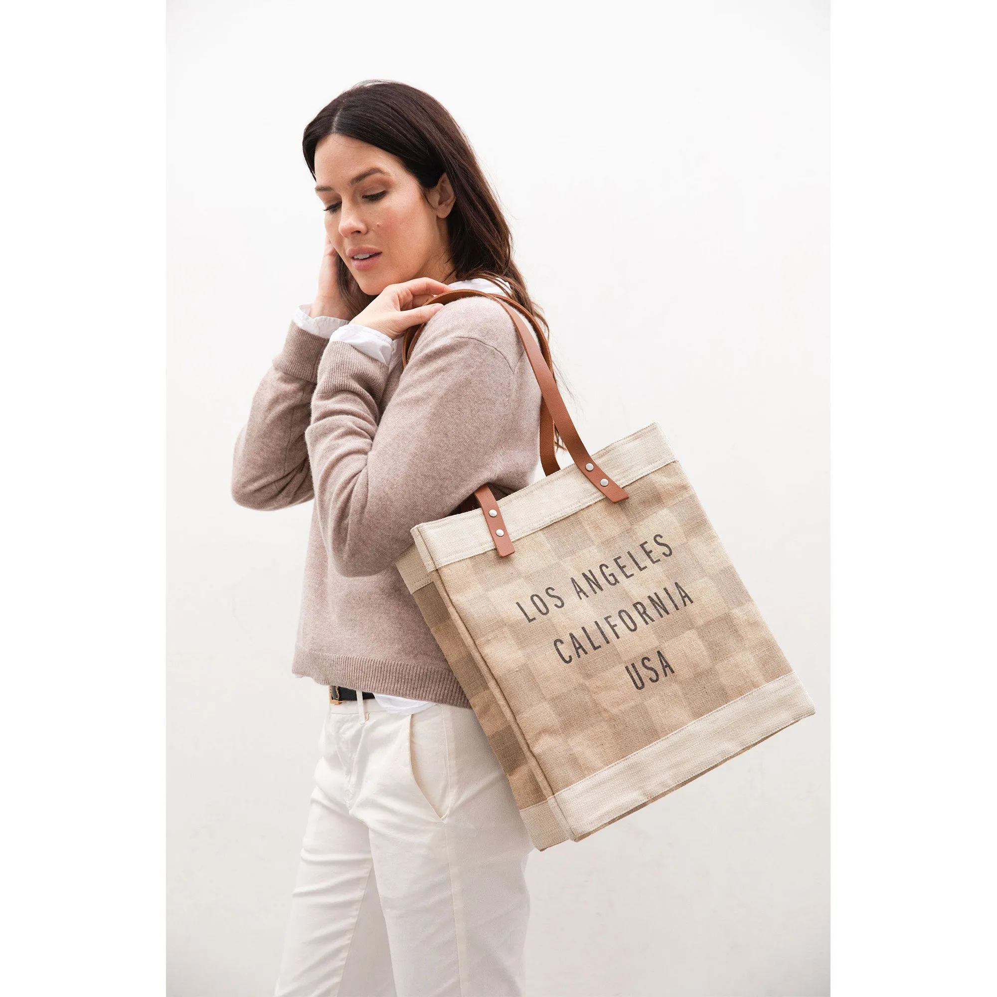 Market Tote in Checker