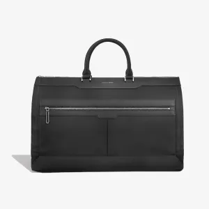 Men's Nylon Garment Weekender Bag in Black by Hook & Albert