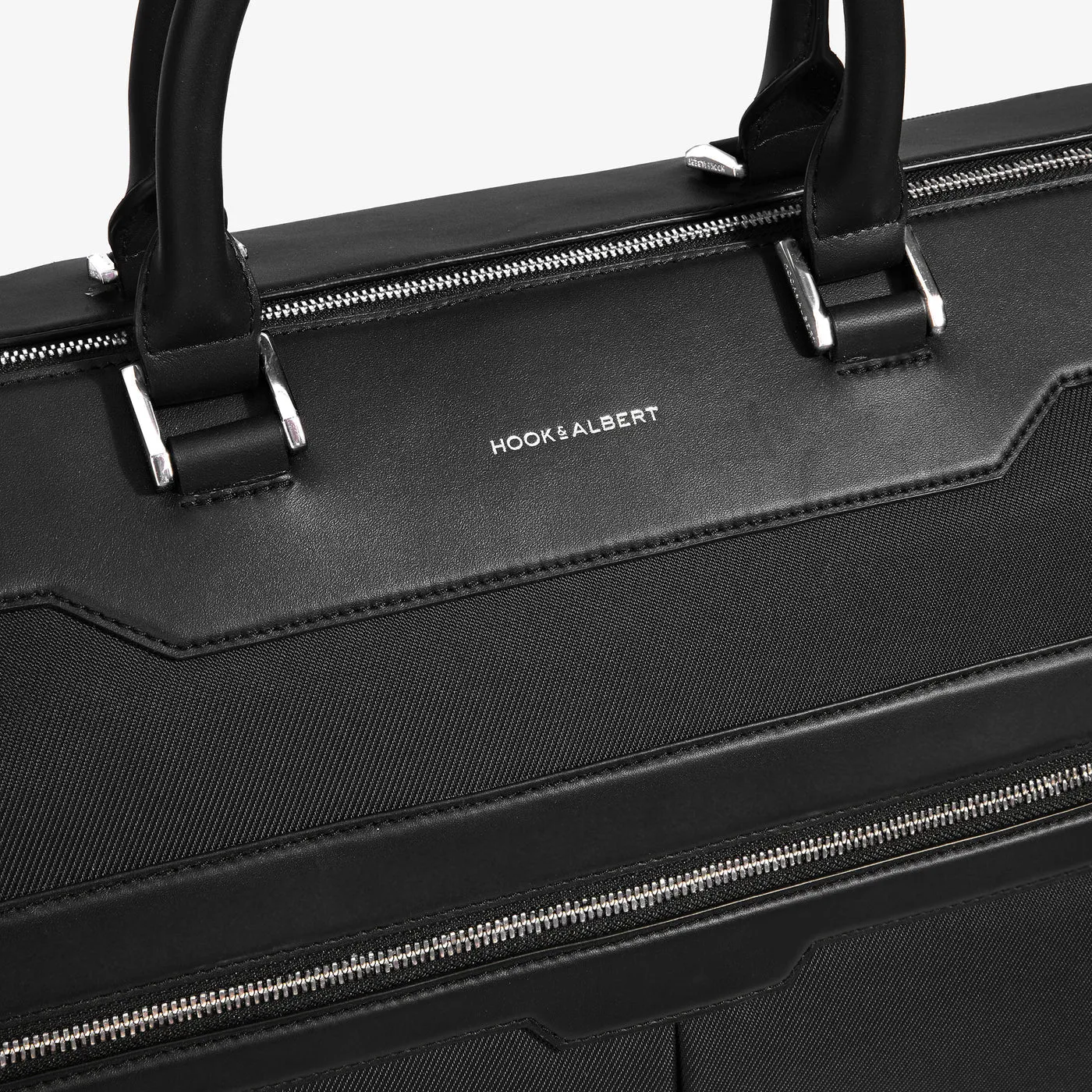 Men's Nylon Garment Weekender Bag in Black by Hook & Albert