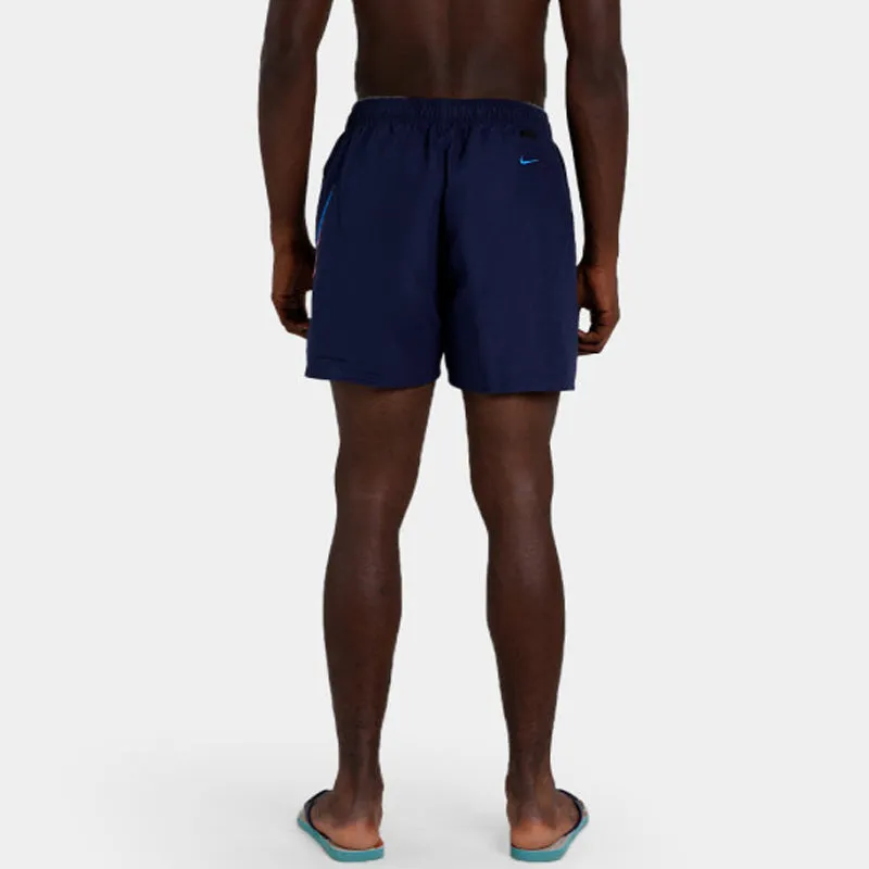 Nike - Men's Swim Liquify Swoosh 5" Volley Short (Midnight Navy)