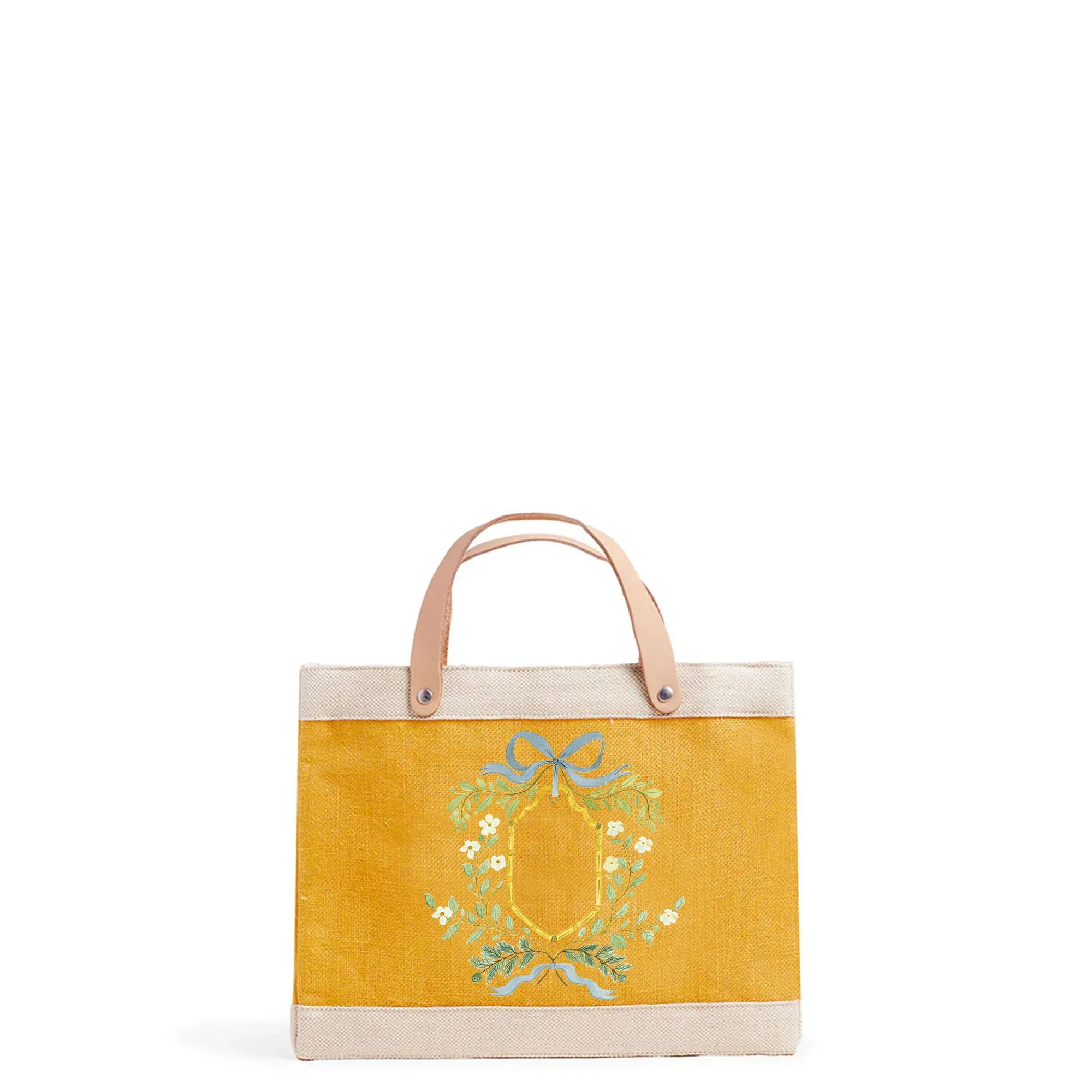 Petite Market Bag in Gold Crest by Amy Logsdon