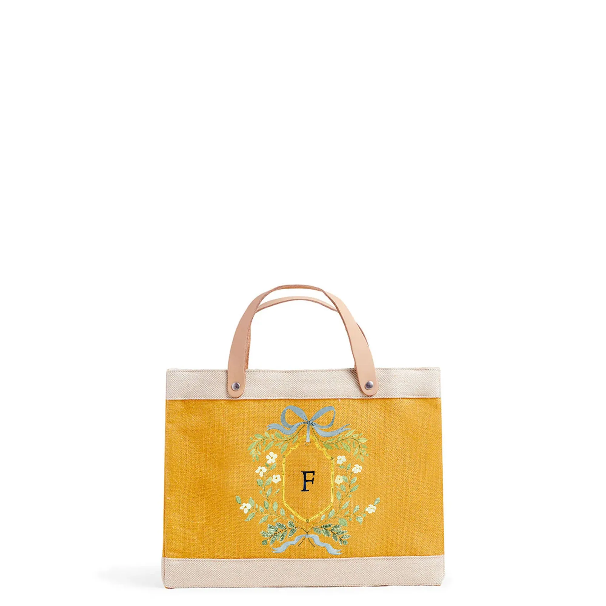 Petite Market Bag in Gold Crest by Amy Logsdon