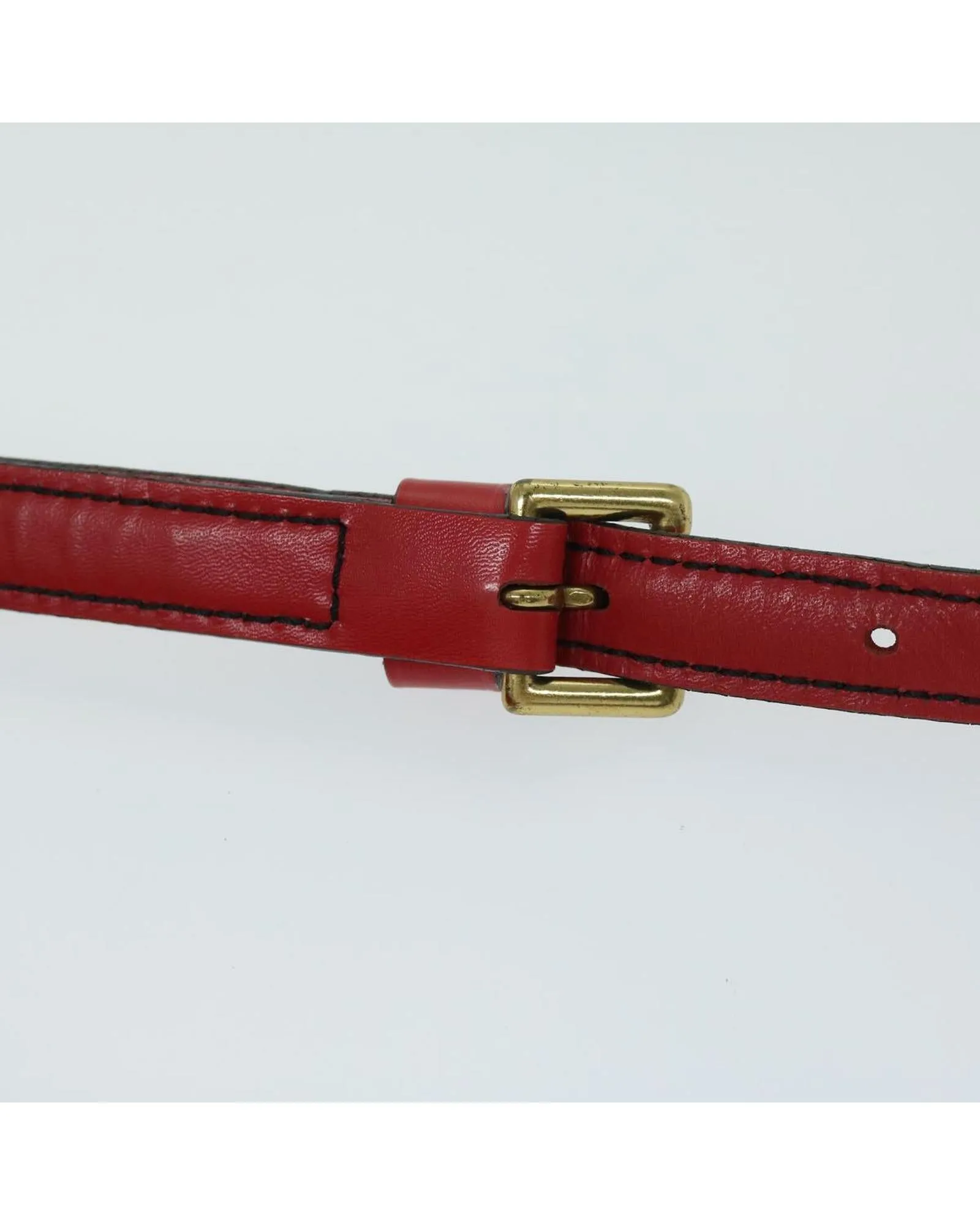 Red Epi Shoulder Bag with 23 cm Length