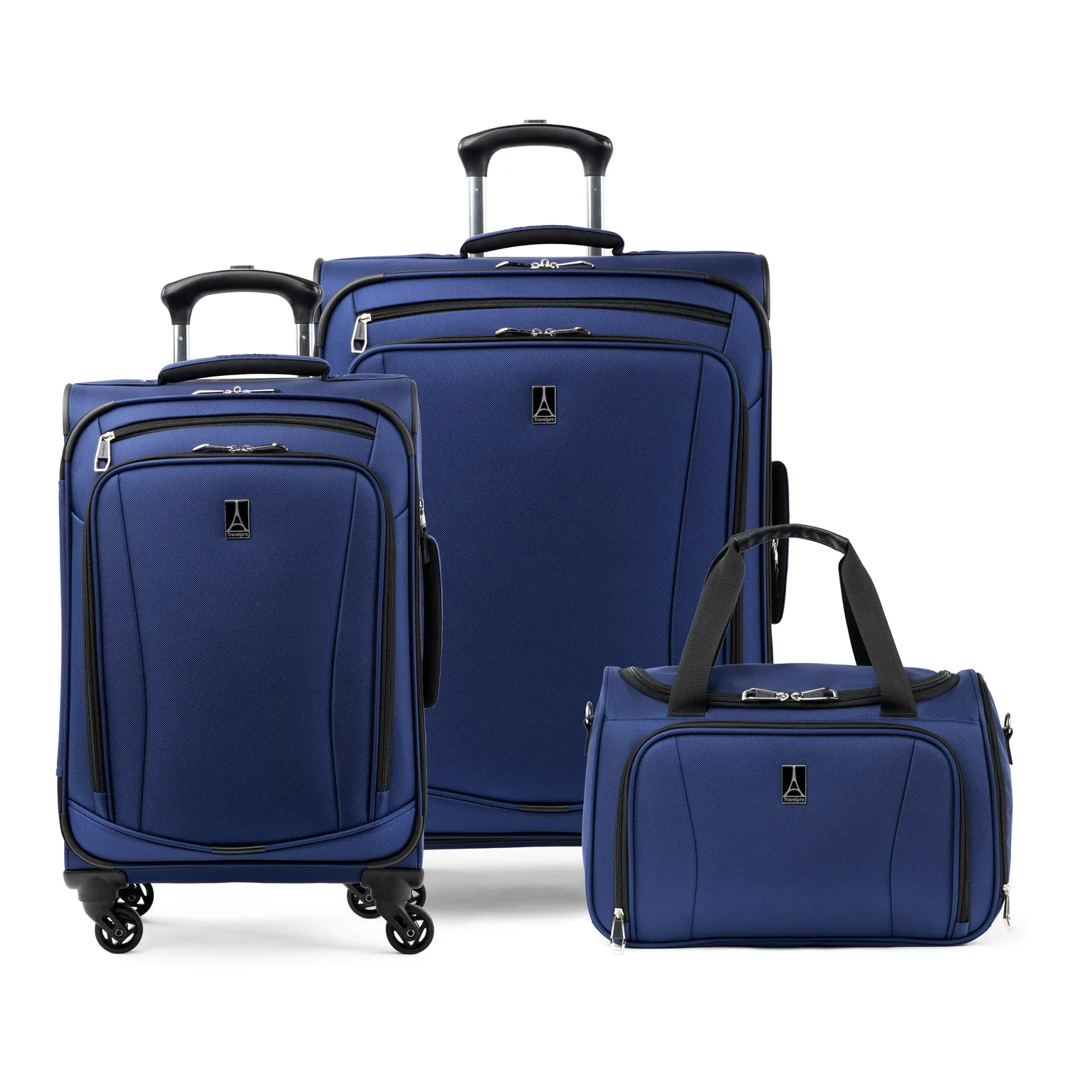 Runway 3 Piece Underseat Soft Tote, Carry on Spinner and Convertible Medium to Large Check in Luggage Set (Reg. $329.99)