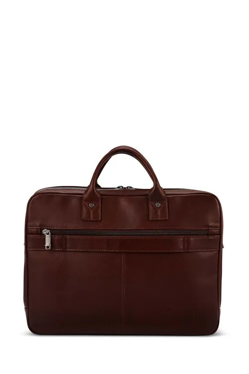 SAMSONITE CLASSIC LEATHER TOPLOADER BRIEFCASE